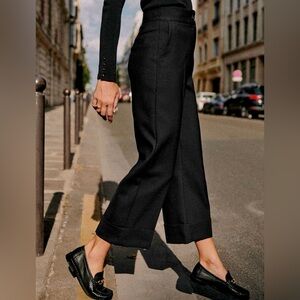 Sezane Damon Trousers Black - Size 6